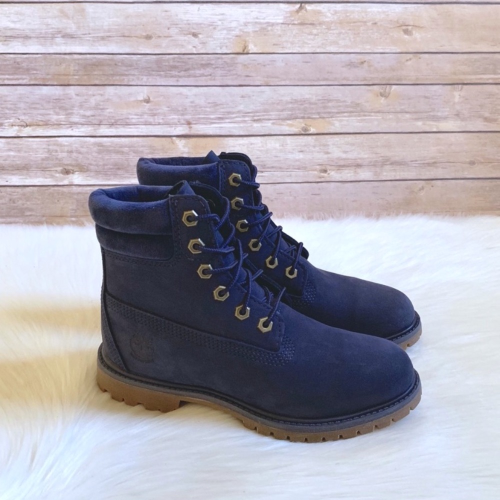 Timberland Navy Waterville 6” Waterproof Boots - Picture 2 of 8